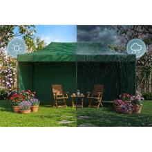 Aedpaviljon 3 seina 3 x 6m roheline Plonos