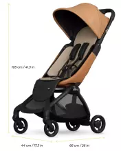 Mima Miro Compact Travel Stroller Art.2899288 Black stroller
