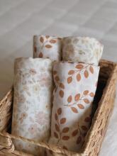 Bebe Basic Muslin Art. 076 Cotton muslin gauze swaddle 1 pc, 80x80 cm