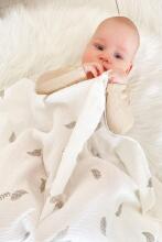 Bebe Basic Muslin Art. 076 Cotton muslin gauze swaddle 1 pc, 80x80 cm