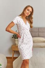Doctornap  Cotton Night Dress Art.TCB.7449.ROSES_KISS.S.01   Хлопковая ночная рубашка для беременных/кормления
