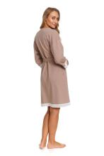 Dobranocka Art.SWW.7461.BEIGE  Хлопковый халат для беременных