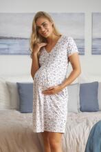Doctornap  Cotton Night Dress Art.TCB.5335.PAPAYA Cotton nightgown for pregnant/nursing