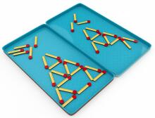 PURPLE COW reisimäng Matchstick Puzzles (LT, LV, EE), 6886