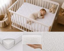 La Bebe™ Royal Air Fiber Aloe Vera Mattress Art.290775 Детский ортопедический матрас для кровати со съёмным чехлом 120×60см