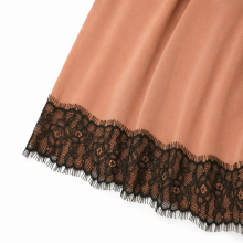 La Bebe™ Nursing Cotton Mia Art.136123 Warm Caramel Nursing Night dress