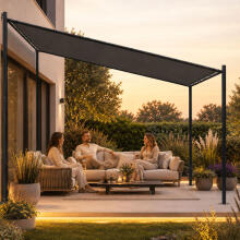Aed pergola terrass 3x3 m terasest varikatus hall MultiGarden