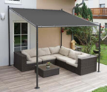 Aed pergola terrass 3x3 m terasest varikatus hall MultiGarden