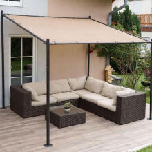 Aedapergola terrassile 3x3 m terasest varikatus beez MultiGarden