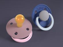 Rebael Round Latex Art.291997 Flamingo mannekeen (lutt), mis on valmistatud 100% looduslikust kummist vanuses 6+ kuud. (2 tk.)