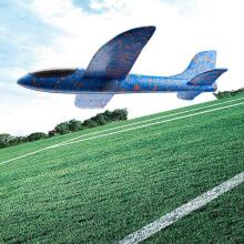 Bebe Basic Led Plane Art.292239 Glider plane polystyrene mix colour 48cm