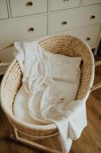 La Bebe™ Eco Natural Linen Swaddle Art.292588 Grey Kvaliteetne naturaalsest linasest mähkimistekk (150x100 cm)