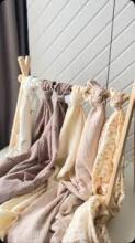 La Bebe™ Eco Natural Linen Swaddle Art.292588 Grey Kvaliteetne naturaalsest linasest mähkimistekk (150x100 cm)
