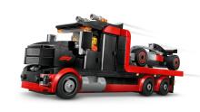 LEGO City F1 näitetransportöör koos Audi F1 võidusõiduga
