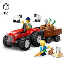 LEGO City Punane Talutraktor Haagise ja Lammastega