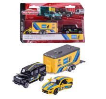 Majorette võidusõiduauto + haagis