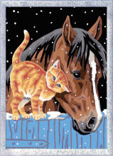 Ravensburger Paint by Numbers Stable friends