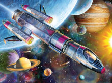 Ravensburger pusle 100 tk Kosmose missioon