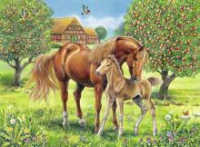 Пазл Ravensburger 100 деталей Лошади
