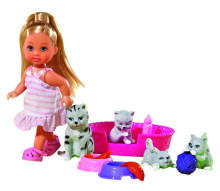 Simba Doll Evi Love Animal Friends - 2 Different