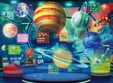Ravensburger Pusle 300 tk Hologramm Planeedid
