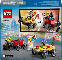 LEGO City Pizza vs. Tuletõrjeauto Võidusõidukomplekt