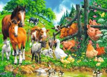 Ravensburger Pusle 100 tk Loomade Kohtumine