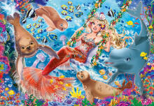 Ravensburger Pusle 2x24 tk Merineitsid