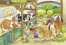 Ravensburger pusle 2x24 tk Merry Country Life