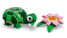 LEGO Creator Turtle with a Water Lily Flower