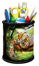 Ravensburger 3D pusle pliiatsitops leopard
