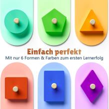 Larger Wooden Puzzle Art.294589 Montessori puidust puslelaud