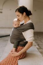 La Bebe™ Huggi Sling Cotton Grey Cloud Art.294742 Тканый слинг из натурального хлопка (470x54 см)