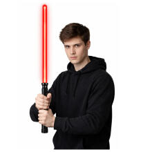 LED laser mõõk helidega, metallist käepide, 75 cm
