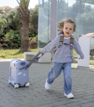 Stokke Parent-Child Travel Kids Luggage Art.296468 Hazy Lilac   Чемодан-сиденье на колесах 3 в 1