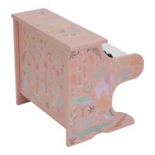 Little Dutch puidust klaver Safari Friends Pink FSC Art.7477