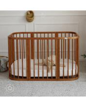 Waldin Baby Collection Bed Crib  7 in 1 Art.296539 Vintage Multifunktsionaalne puidust 7-ühes transformeeriv võrevoodi