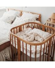 Waldin Baby Collection Bed Crib  7 in 1 Art.296539 Vintage Multifunktsionaalne puidust 7-ühes transformeeriv võrevoodi