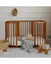 Waldin Baby Collection Bed Crib  7 in 1 Art.296539 Vintage Multifunktsionaalne puidust 7-ühes transformeeriv võrevoodi