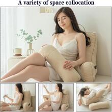 Basic CS Lline Care & Support Large Reading Pillow  Art.296545 Advanced Grey Large reading pillow, back support pillow with removable neck cushion