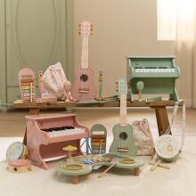 Little Dutch деревянная гитара Safari Friends Pink FSC Art.7471