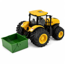 Põllumajanduslik Farm Traktor Väetise Leviti Valguse Heliga Kollane 1:24