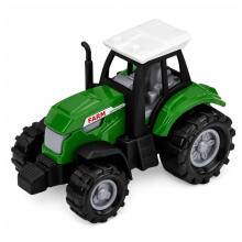 Set of Agricultural Vehicles Tractor Forage Harvester Tanker Spreader 1:68 4 pcs.