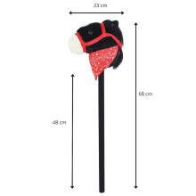 Pehme mänguasi - 49689 - HOBUNE HÄÄLEGA KEPIL - MUST - suurus 68 cm