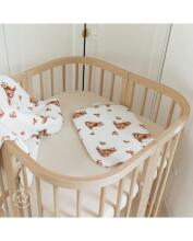 Waldin Baby Collection Bed Crib  7 in 1 Art.297431 Natural Multifunktsionaalne puidust 7-ühes transformeeriv võrevoodi
