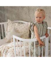 Waldin Baby Collection Bed Crib  7 in 1 Art.297432 White Multifunktsionaalne puidust 7-ühes transformeeriv võrevoodi