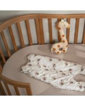 Waldin Oval Baby Collection Bed Crib  7 in 1 Art.297435 Vintage Multifunktsionaalne puidust 7-ühes transformeeriv võrevoodi