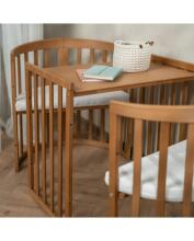 Waldin Oval Baby Collection Bed Crib  7 in 1 Art.297435 Vintage Multifunktsionaalne puidust 7-ühes transformeeriv võrevoodi