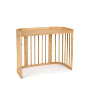 Waldin  Bed Crib  5 in 1 Art.297436 Natural Wood Multifunktsionaalne puidust 5-ühes transformeeriv võrevoodi