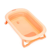 Children's bathtub foldable with drain Ecotoys pink